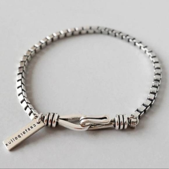 Jewelry - NEW 925 STERLING SILVER CHAIN BRACELET